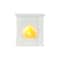 Miniature White LED Fireplace by Make Market®